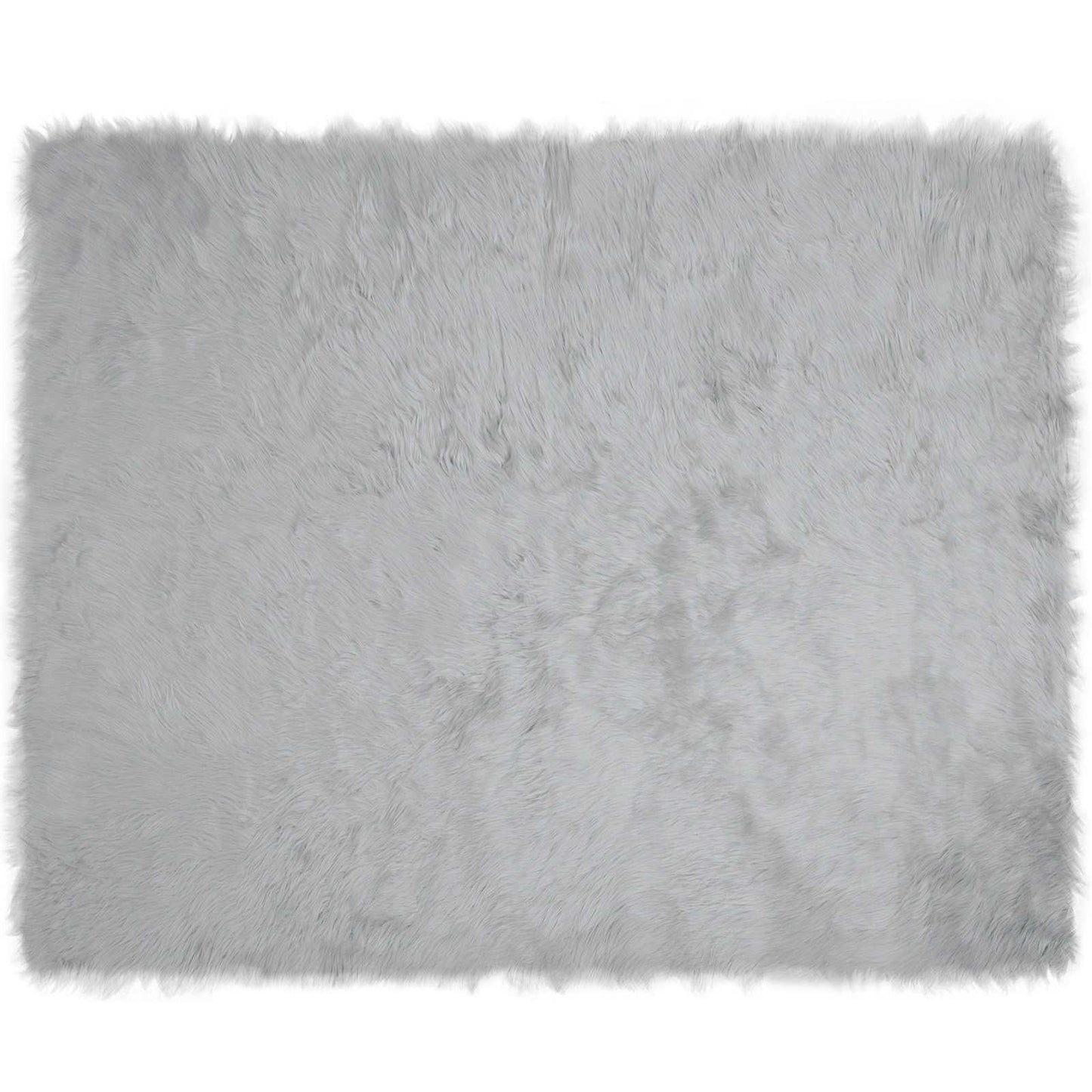 vidaXL Faux Sheepskin Rug Tafalla Grey 200 x 280 cm Polyester