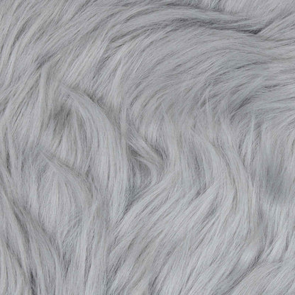 vidaXL Faux Sheepskin Rug TAFALLA Grey 160 x 160 cm Polyester