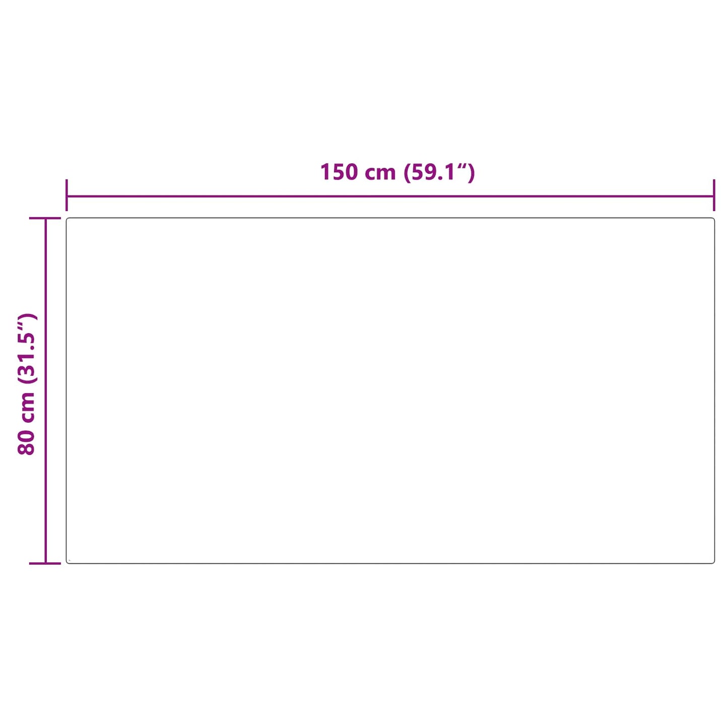 vidaXL Faux Sheepskin Rug TAFALLA Pink 80 x 150 cm Polyester