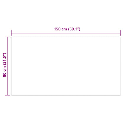vidaXL Faux Sheepskin Rug TAFALLA Pink 80 x 150 cm Polyester