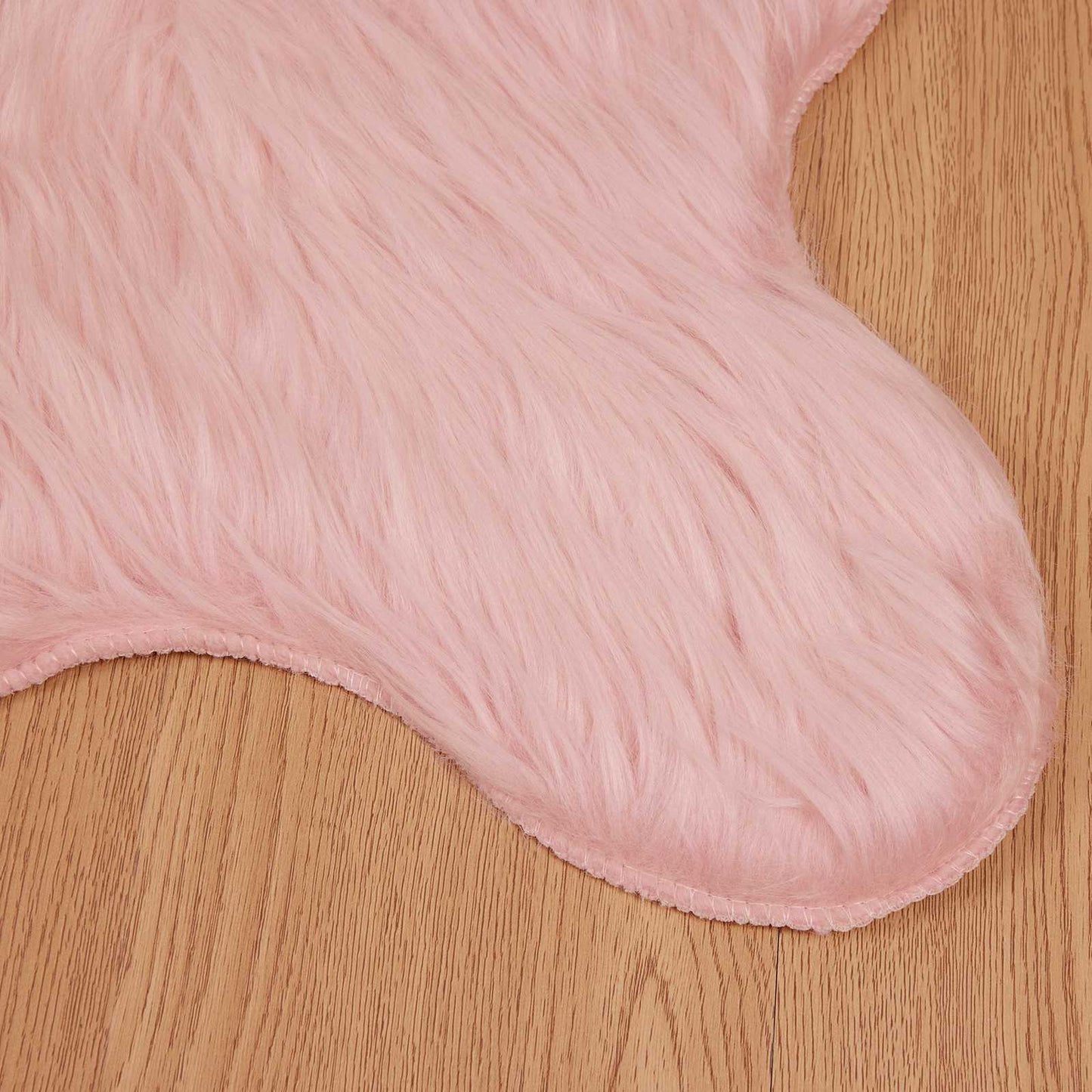 vidaXL Faux Sheepskin Rug TAFALLA Pink 80 x 120 cm Polyester