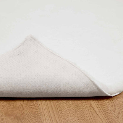 vidaXL Anti-Slip Faux Rabbit Fur Rug OLITE White 60 x 110 cm Polyester