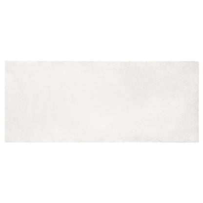 vidaXL Anti-Slip Faux Rabbit Fur Rug OLITE White 80 x 200 cm Polyester