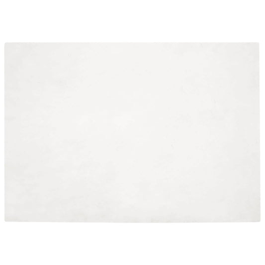vidaXL Anti-Slip Faux Rabbit Fur Rug OLITE White 120 x 170 cm