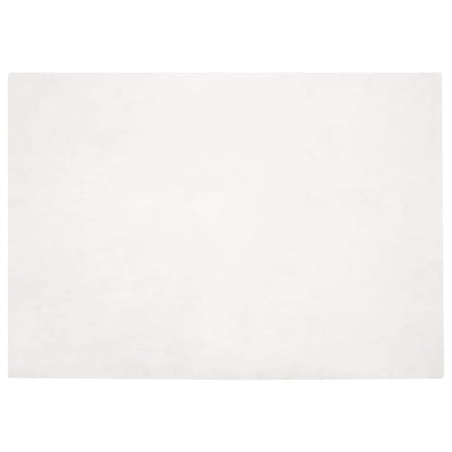 vidaXL Anti-Slip Faux Rabbit Fur Rug OLITE White 140 x 200 cm