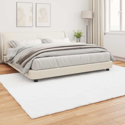 vidaXL Anti-Slip Faux Rabbit Fur Rug OLITE White 240 x 340 cm