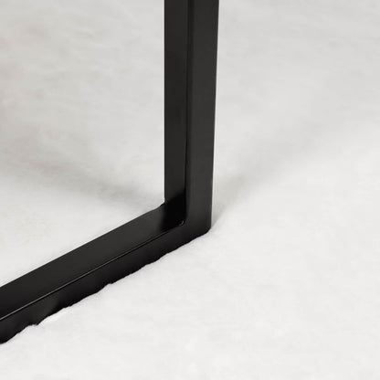 vidaXL Anti-Slip Faux Rabbit Fur Rug OLITE White 160 x 160 cm