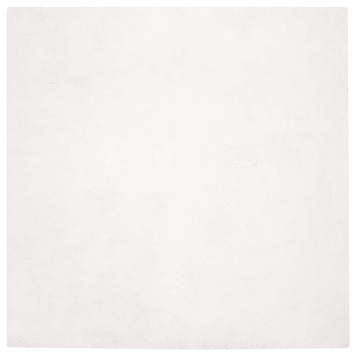 vidaXL Anti-Slip Faux Rabbit Fur Rug OLITE White 160 x 160 cm