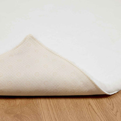 vidaXL Anti-Slip Faux Rabbit Fur Rug OLITE White 200 x 200 cm