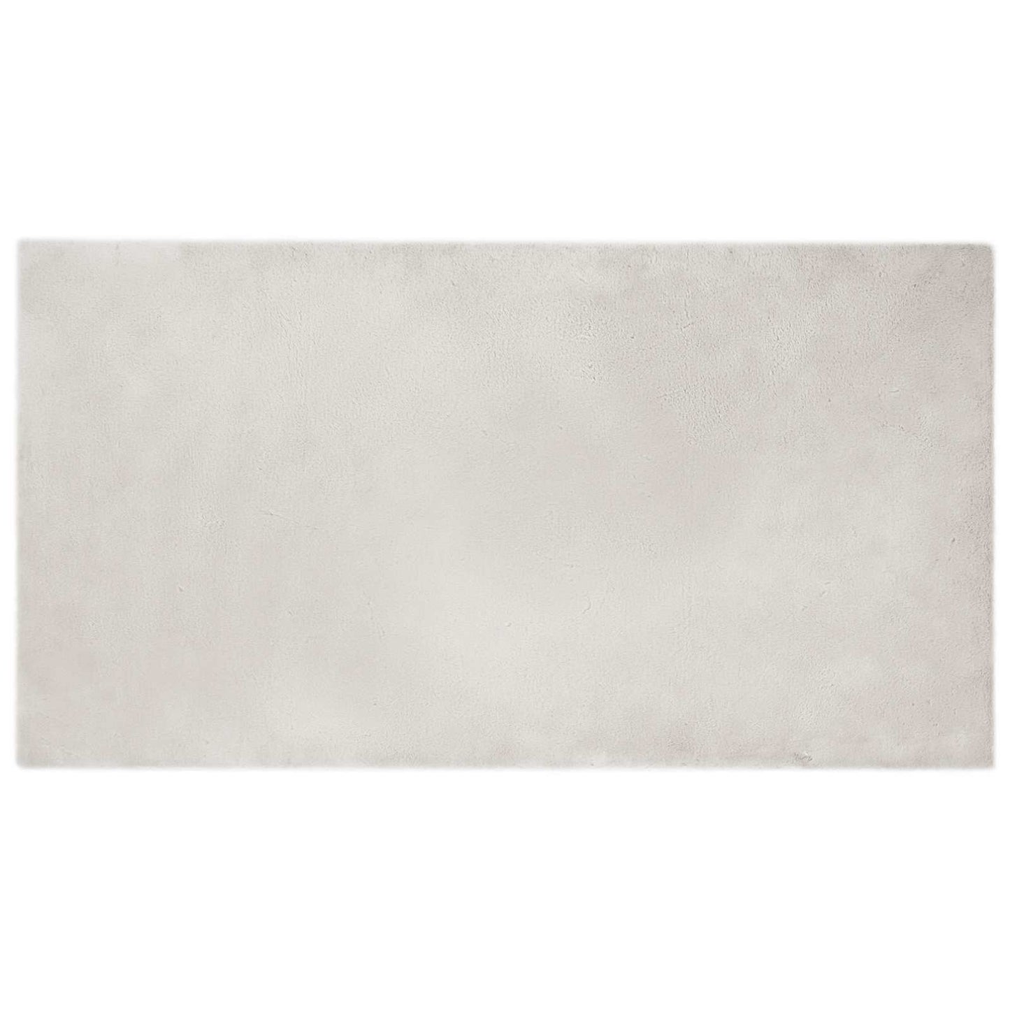 vidaXL Anti-Slip Faux Rabbit Fur Rug OLITE Beige 80 x 150 cm Polyester