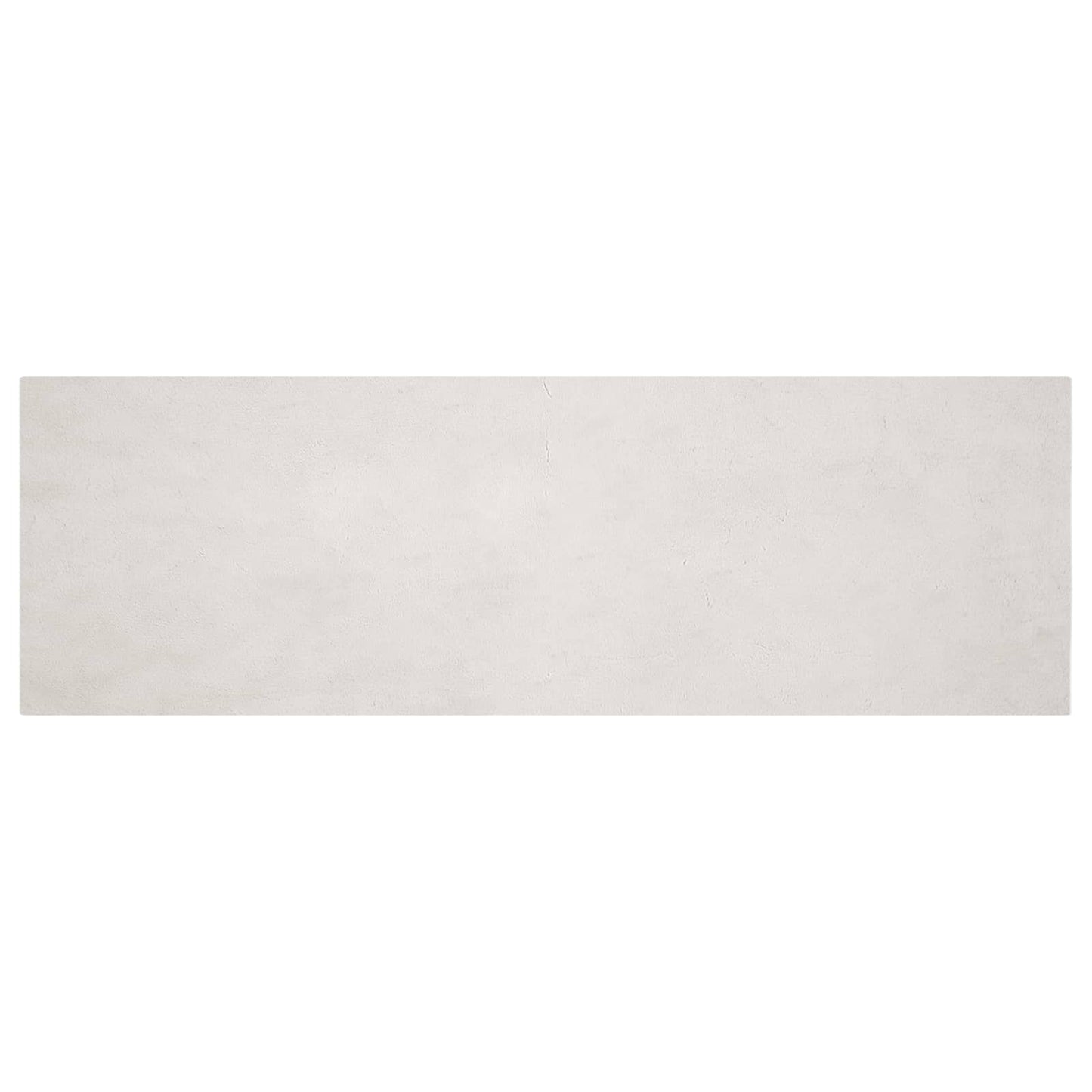 vidaXL Anti-Slip Faux Rabbit Fur Rug OLITE Beige 80 x 250 cm Polyester
