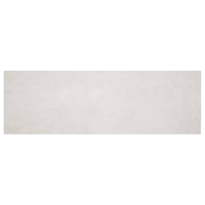 vidaXL Anti-Slip Faux Rabbit Fur Rug OLITE Beige 80 x 250 cm Polyester