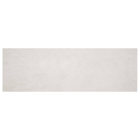 vidaXL Anti-Slip Faux Rabbit Fur Rug OLITE Beige 80 x 250 cm Polyester
