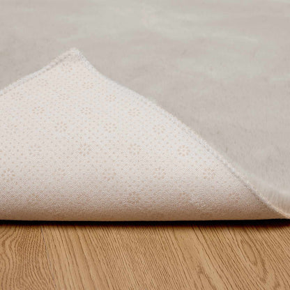 vidaXL Anti-Slip Faux Rabbit Fur Rug OLITE Beige 120 x 170 cm