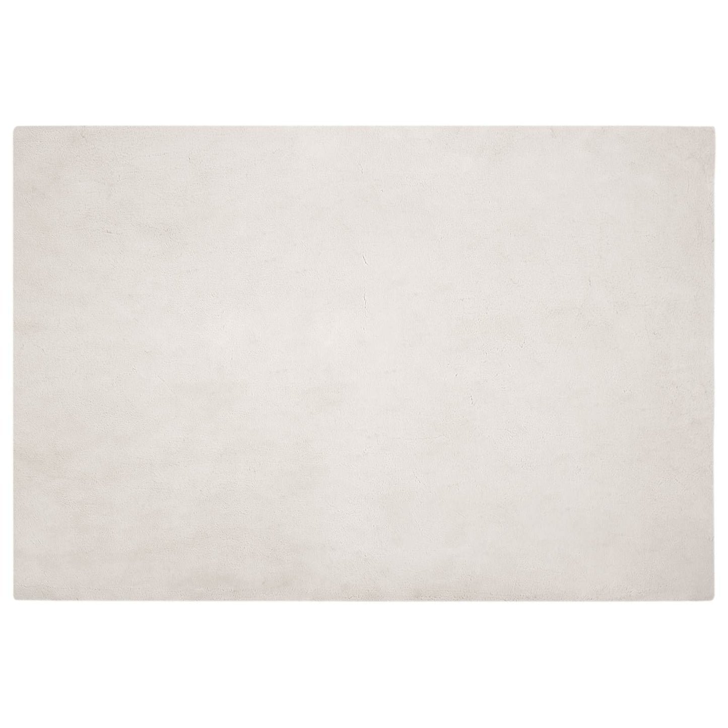 vidaXL Anti-Slip Faux Rabbit Fur Rug OLITE Beige 120 x 170 cm