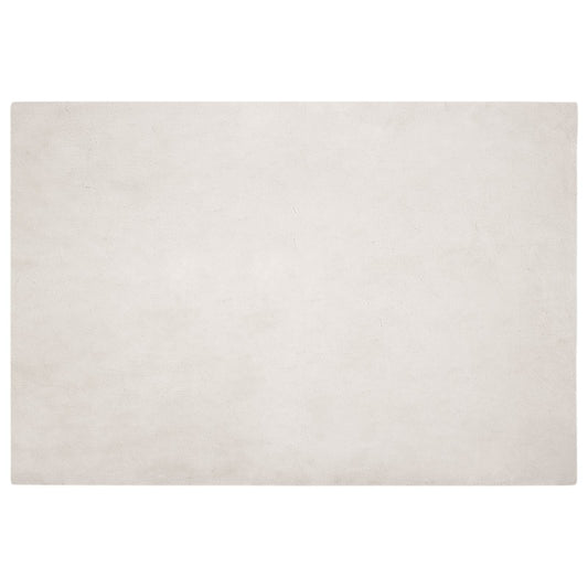 vidaXL Anti-Slip Faux Rabbit Fur Rug OLITE Beige 120 x 170 cm