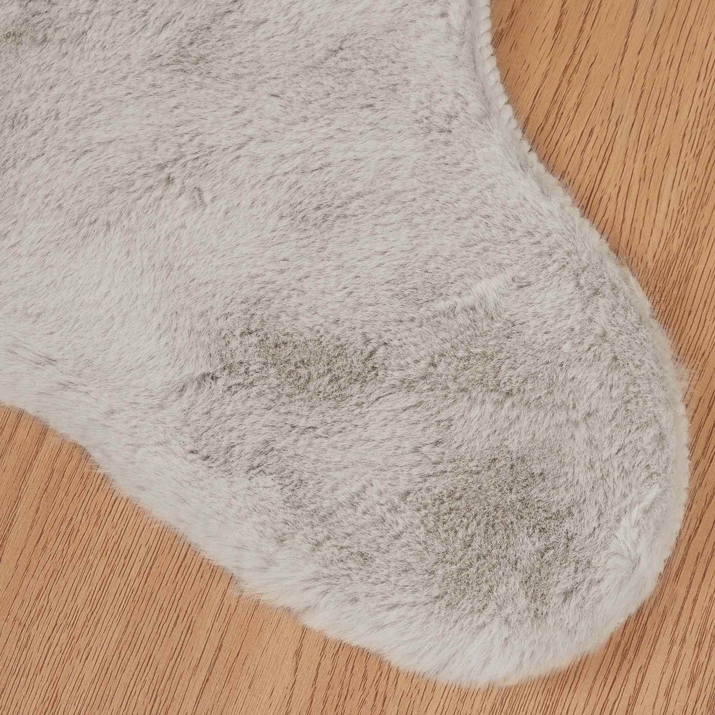 vidaXL Anti-Slip Faux Rabbit Fur Rug OLITE Beige 60 x 90 cm Polyester