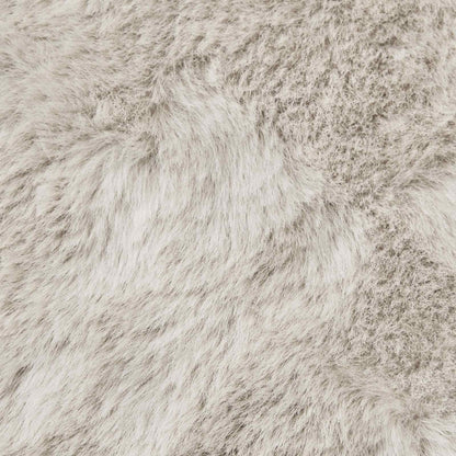 vidaXL Anti-Slip Faux Rabbit Fur Rug OLITE Beige 60 x 90 cm Polyester