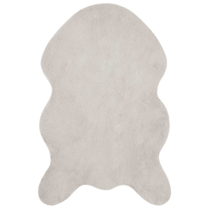 vidaXL Anti-Slip Faux Rabbit Fur Rug OLITE Beige 60 x 90 cm Polyester