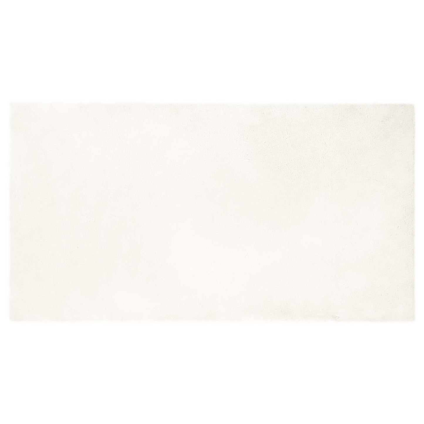 vidaXL Anti-Slip Faux Rabbit Fur Rug OLITE Cream 60 x 110 cm Polyester
