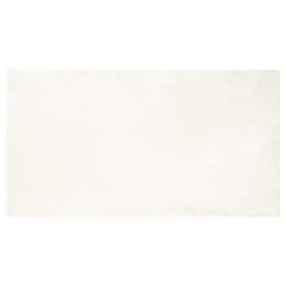 vidaXL Anti-Slip Faux Rabbit Fur Rug OLITE Cream 60 x 110 cm Polyester