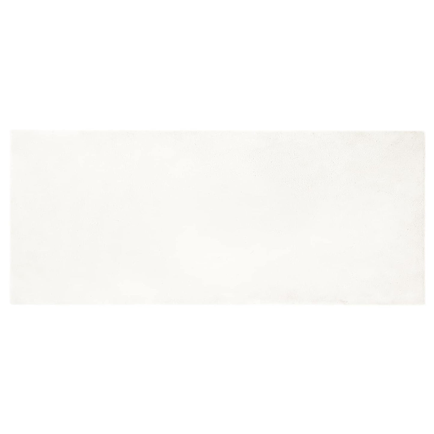 vidaXL Anti-Slip Faux Rabbit Fur Rug OLITE Cream 80 x 200 cm Polyester