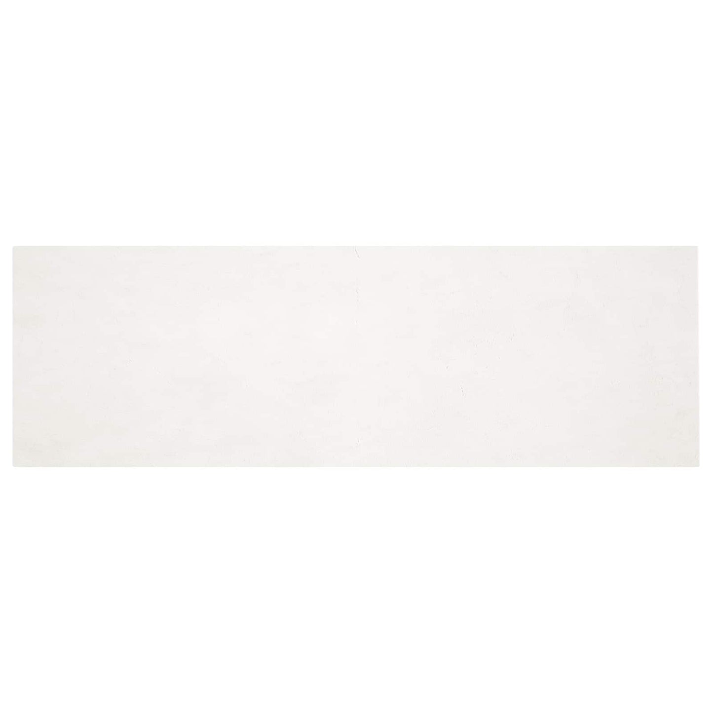 vidaXL Anti-Slip Faux Rabbit Fur Rug OLITE Cream 80 x 250 cm Polyester