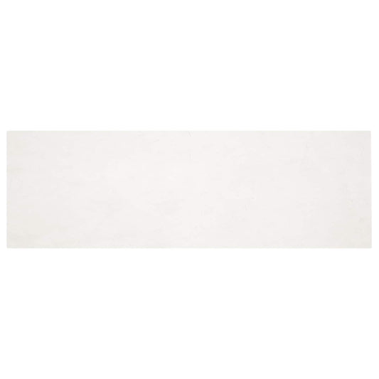 vidaXL Anti-Slip Faux Rabbit Fur Rug OLITE Cream 80 x 250 cm Polyester