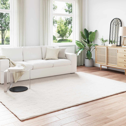 vidaXL Anti-Slip Faux Rabbit Fur Rug OLITE Cream 240 x 340 cm
