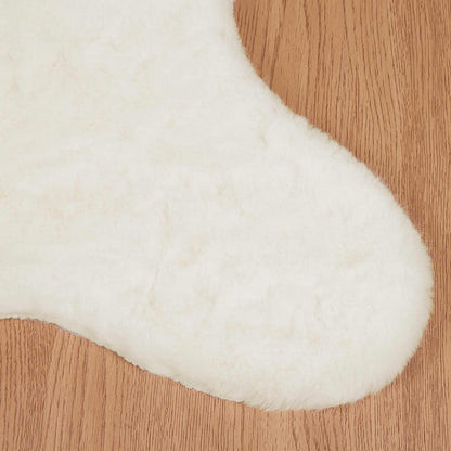 vidaXL Anti-Slip Faux Rabbit Fur Rug OLITE Cream 80 x 120 cm Polyester