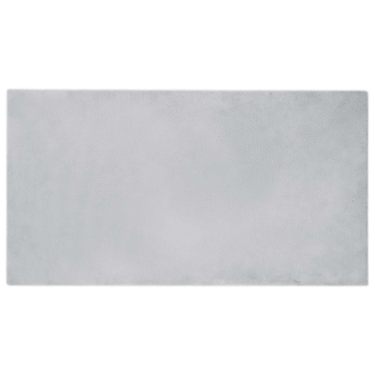 vidaXL Anti-Slip Faux Rabbit Fur Rug OLITE Grey 60 x 110 cm Polyester