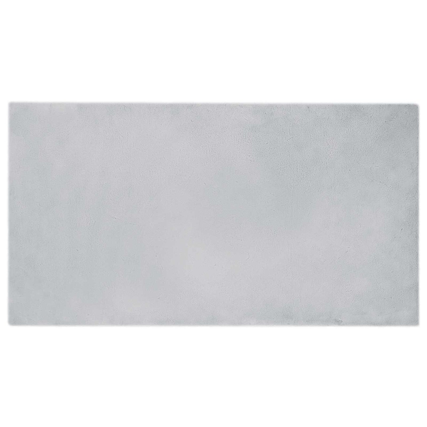 vidaXL Anti-Slip Faux Rabbit Fur Rug OLITE Grey 80 x 150 cm Polyester
