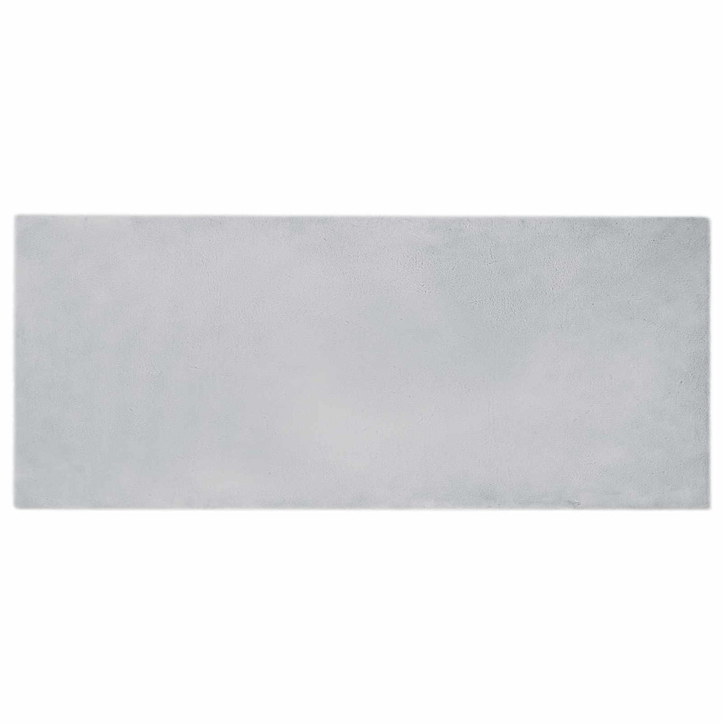 vidaXL Anti-Slip Faux Rabbit Fur Rug OLITE Grey 80 x 200 cm Polyester