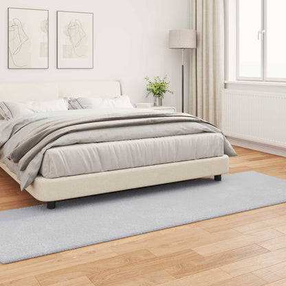 vidaXL Anti-Slip Faux Rabbit Fur Rug OLITE Grey 80 x 250 cm Polyester