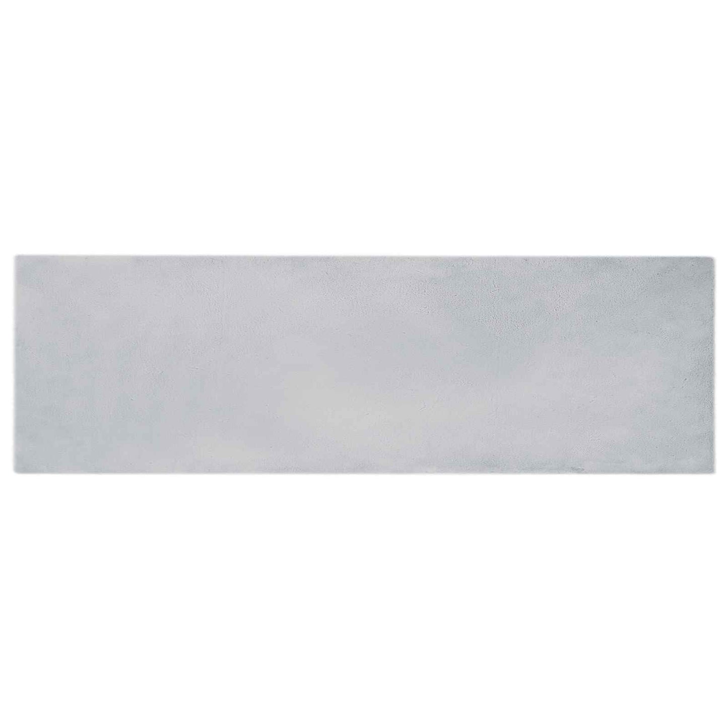 vidaXL Anti-Slip Faux Rabbit Fur Rug OLITE Grey 80 x 250 cm Polyester