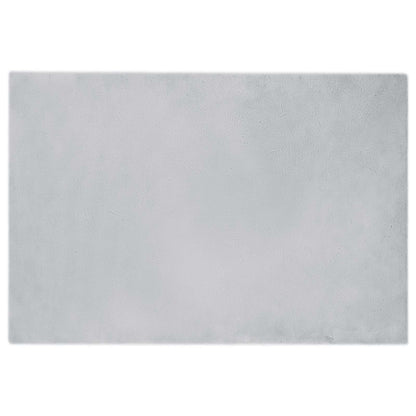 vidaXL Anti-Slip Faux Rabbit Fur Rug OLITE Grey 120 x 170 cm Polyester