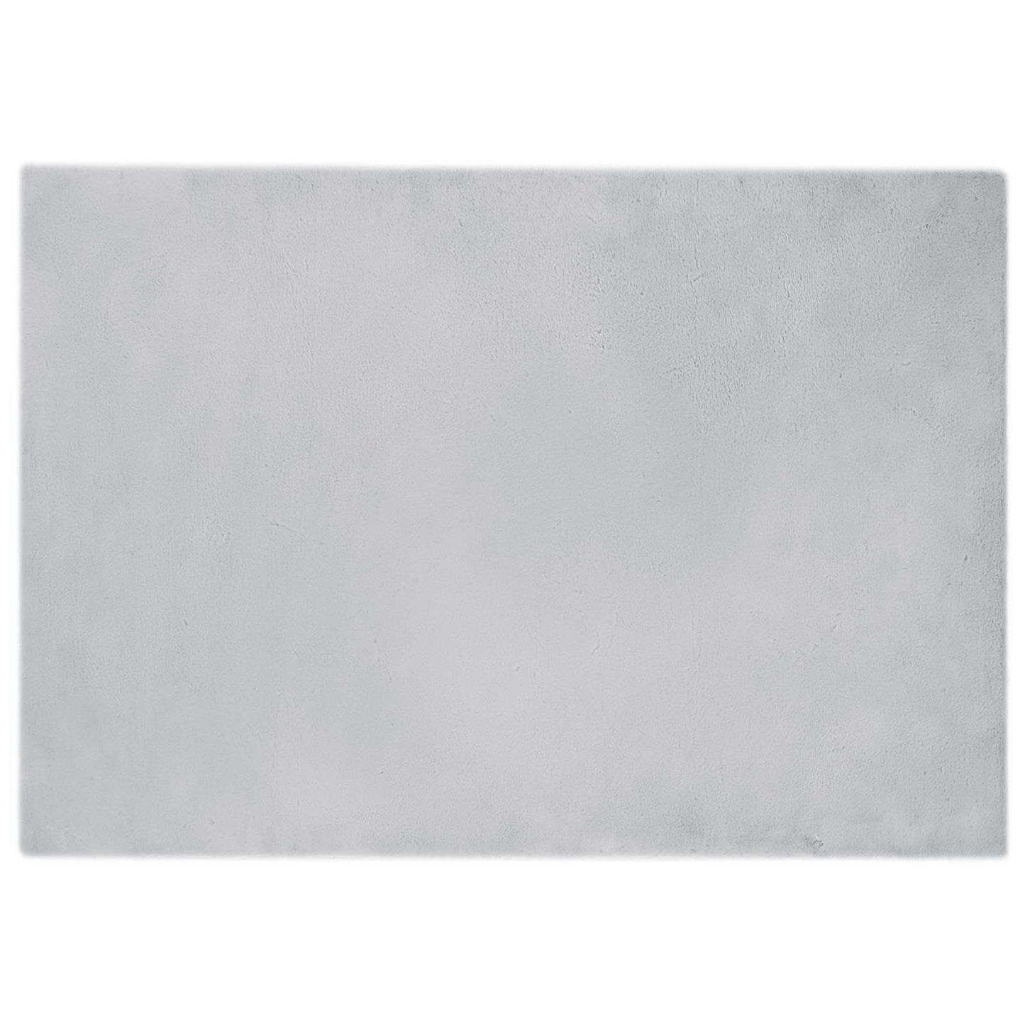 vidaXL Anti-Slip Faux Rabbit Fur Rug OLITE Grey 160 x 230 cm Polyester