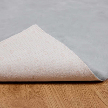 vidaXL Anti-Slip Faux Rabbit Fur Rug OLITE Grey 240 x 340 cm Polyester