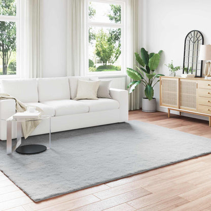 vidaXL Anti-Slip Faux Rabbit Fur Rug OLITE Grey 240 x 340 cm Polyester