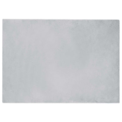 vidaXL Anti-Slip Faux Rabbit Fur Rug OLITE Grey 240 x 340 cm Polyester