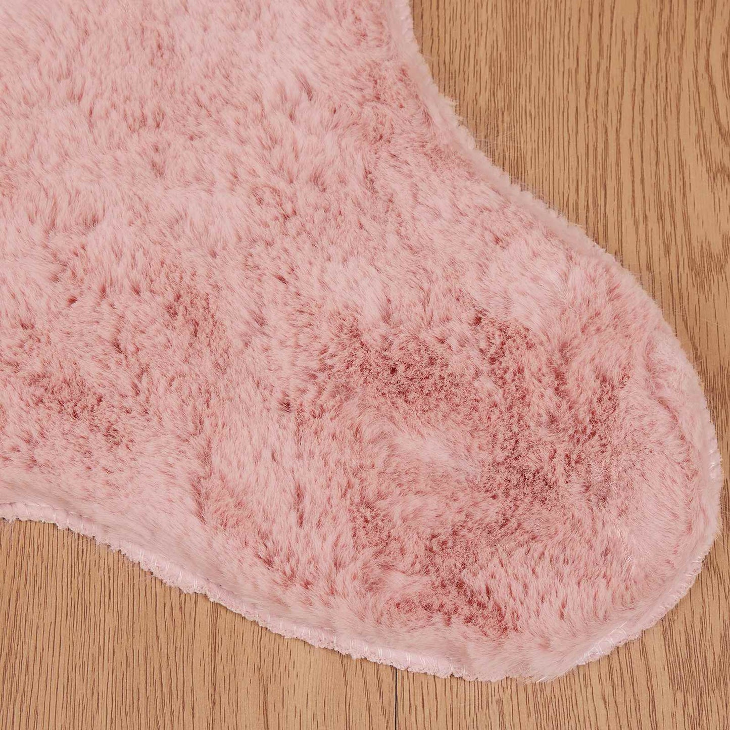 vidaXL Anti-Slip Faux Rabbit Fur Rug OLITE Pink 60 x 90 cm Polyester
