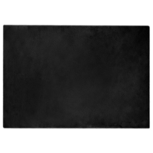 vidaXL Anti-Slip Faux Rabbit Fur Rug OLITE Black 140 x 200 cm