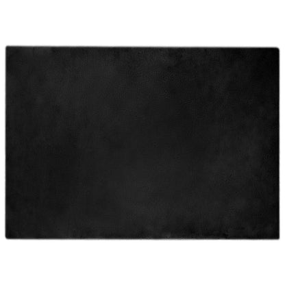 vidaXL Anti-Slip Faux Rabbit Fur Rug OLITE Black 160 x 230 cm
