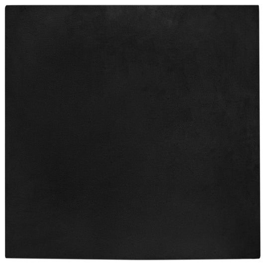 vidaXL Anti-Slip Faux Rabbit Fur Rug OLITE Black 120 x 120 cm