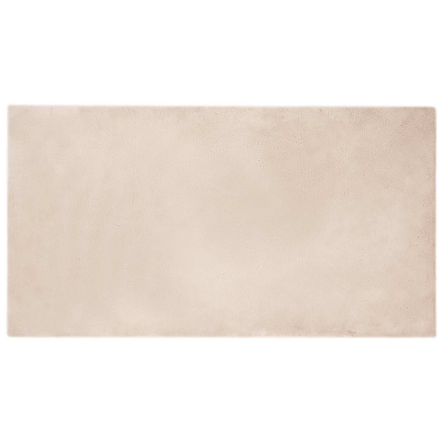 vidaXL Anti-Slip Faux Rabbit Fur Rug OLITE Taupe 60 x 110 cm Polyester