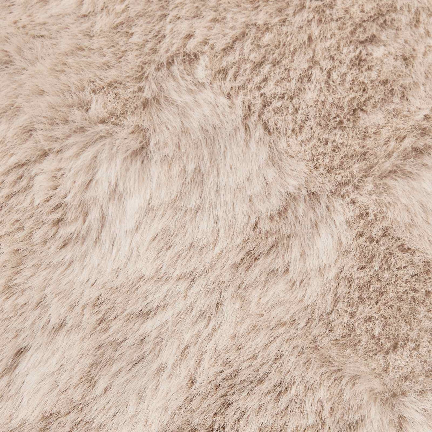 vidaXL Anti-Slip Faux Rabbit Fur Rug OLITE Taupe 80 x 200 cm Polyester