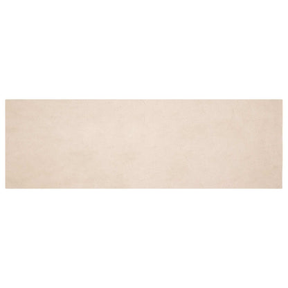 vidaXL Anti-Slip Faux Rabbit Fur Rug OLITE Taupe 80 x 250 cm Polyester