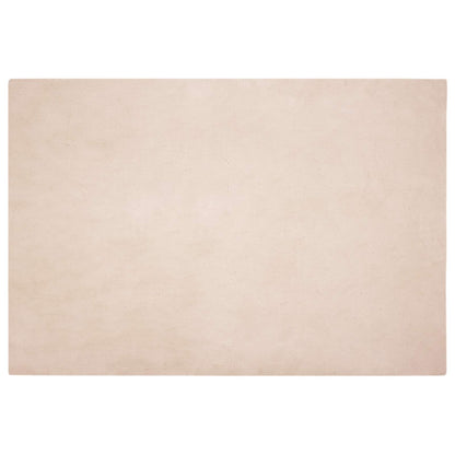 vidaXL Anti-Slip Faux Rabbit Fur Rug OLITE Taupe 140 x 200 cm