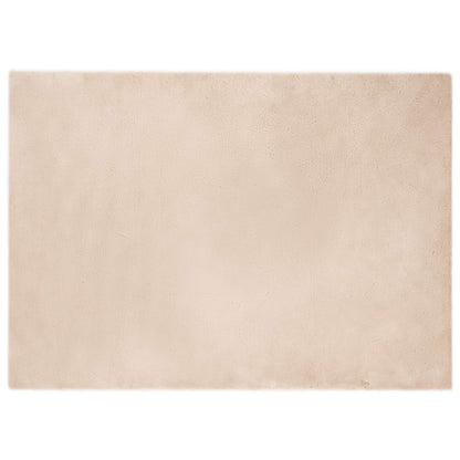 vidaXL Anti-Slip Faux Rabbit Fur Rug OLITE Taupe 200 x 280 cm