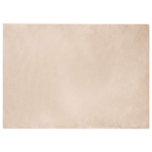 vidaXL Anti-Slip Faux Rabbit Fur Rug OLITE Taupe 200 x 280 cm